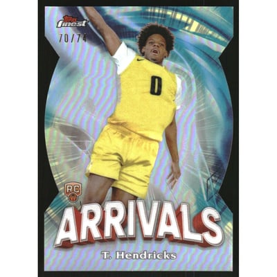 2023-24 Finest Arrivals Die-Cut Refractors #A12 Taylor Hendricks
