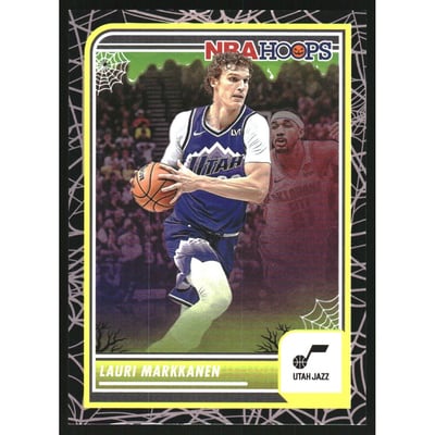 2023-24 Hoops Haunted Hoops Holo Webs #14 Lauri Markkanen