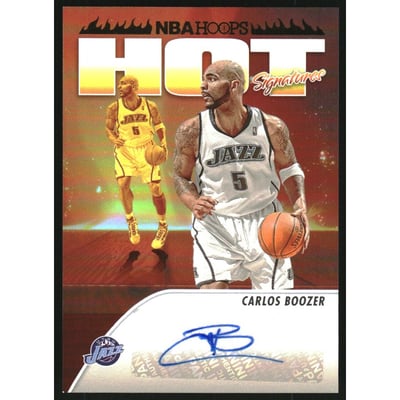 2023-24 Hoops Hot Signatures #37 Carlos Boozer