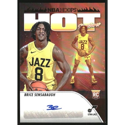 2023-24 Hoops Hot Signatures Rookies #34 Brice Sensabaugh