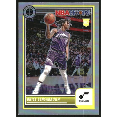 2023-24 Hoops Premium Stock Silver Prizm #225 Brice Sensabaugh