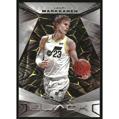 2023-24 Panini Black Silver #4 Lauri Markkanen