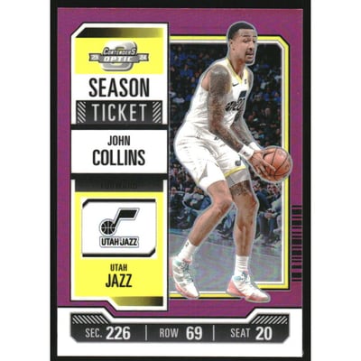 2023-24 Panini Contenders Optic Pink #31 John Collins