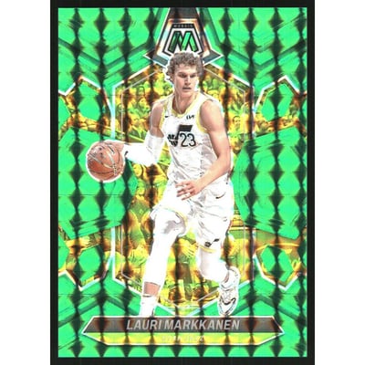 2023-24 Panini Mosaic Mosaic Teal #38 Lauri Markkanen