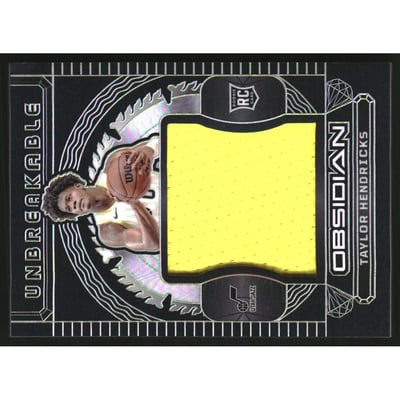 2023-24 Panini Obsidian Unbreakable Memorabilia #1 Taylor Hendricks/249