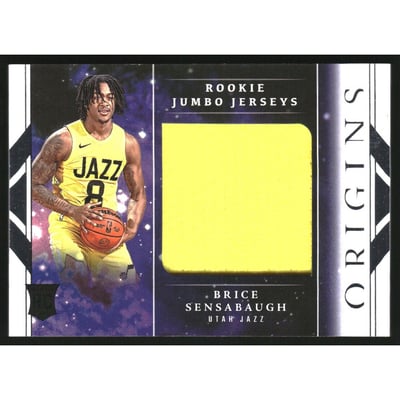 2023-24 Panini Origins Rookie Jumbo Jerseys #21 Brice Sensabaugh