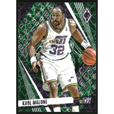 2023-24 Panini Phoenix Green Lazer #3 Karl Malone
