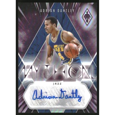 2023-24 Panini Phoenix Mythical Autographs Purple #13 Adrian Dantley/75