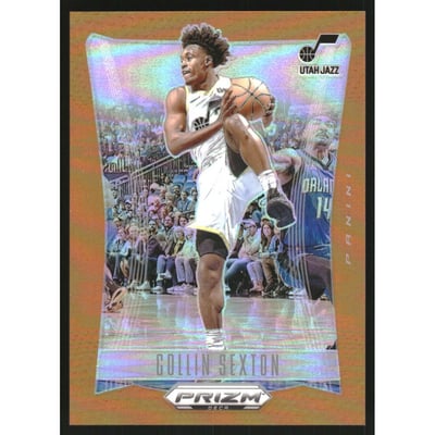 2023-24 Panini Prizm Deca Prizms Orange #193 Collin Sexton