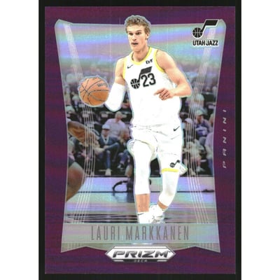 2023-24 Panini Prizm Deca Prizms Purple #215 Lauri Markkanen