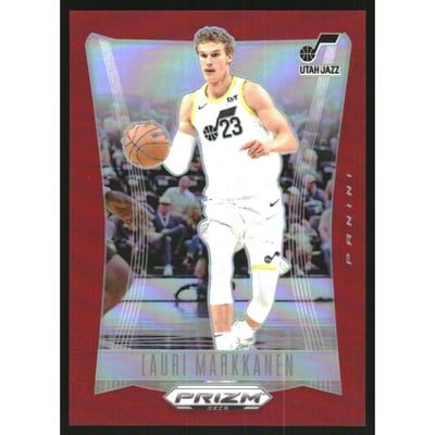 2023-24 Panini Prizm Deca Prizms Red #215 Lauri Markkanen