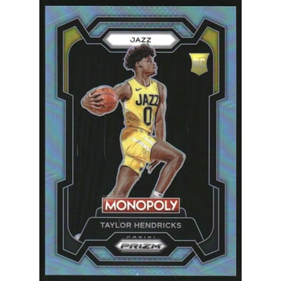 2023-24 Panini Prizm Monopoly Light Blue #86 Taylor Hendricks