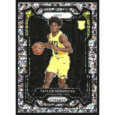 2023-24 Panini Prizm Prizms Fast Break #161 Taylor Hendricks