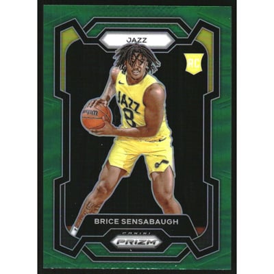 2023-24 Panini Prizm Prizms Green #177 Brice Sensabaugh