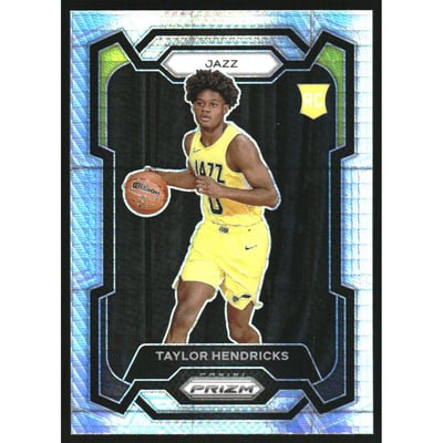 2023-24 Panini Prizm Prizms Hyper #161 Taylor Hendricks
