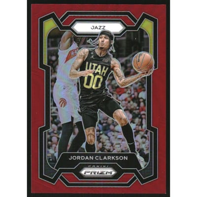2023-24 Panini Prizm Prizms Red #65 Jordan Clarkson