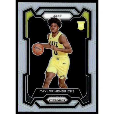 2023-24 Panini Prizm Prizms Silver #161 Taylor Hendricks