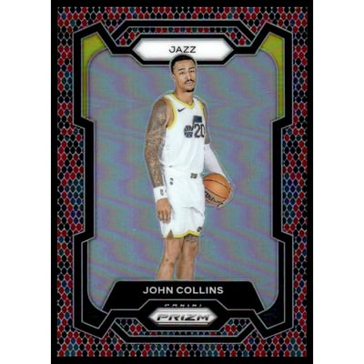 2023-24 Panini Prizm Prizms Snakeskin #54 John Collins