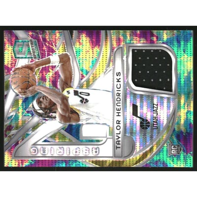2023-24 Panini Spectra Aspiring Patches Celestial #14 Taylor Hendricks
