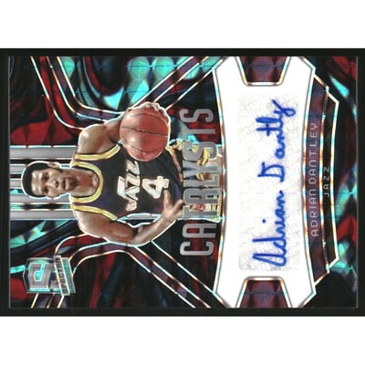 2023-24 Panini Spectra Catalysts Signatures Interstellar #14 Adrian Dantley/75