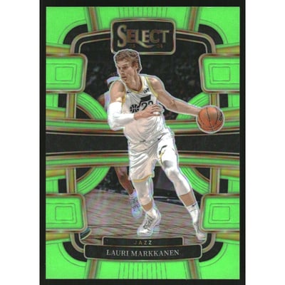 2023-24 Select Prizms Neon Green #19 Lauri Markkanen
