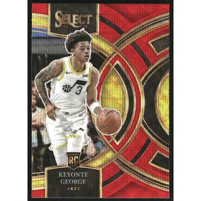 2023-24 Select Prizms Red Wave #109 Keyonte George