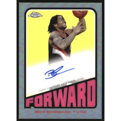 2023-24 Topps Chrome '72 Topps Autographs Refractors #TABS Brice Sensabaugh
