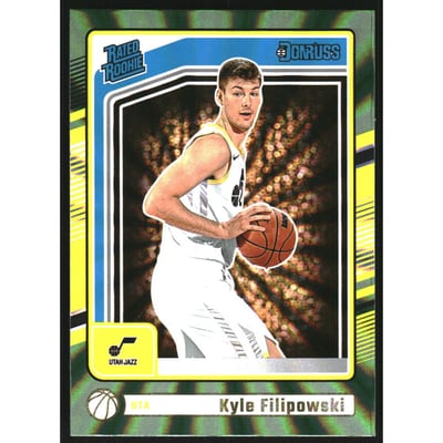 2024-25 Donruss Holo Green Laser #233 Kyle Filipowski RR