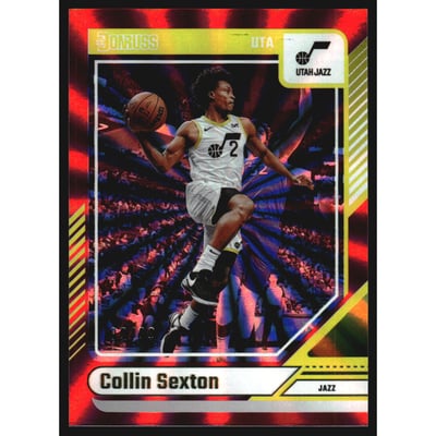 2024-25 Donruss Holo Red Laser #55 Collin Sexton