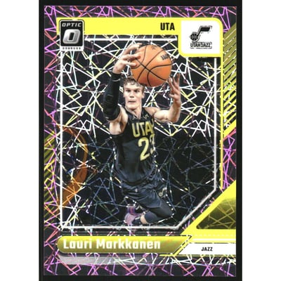 2024-25 Donruss Optic Pink Velocity #73 Lauri Markkanen