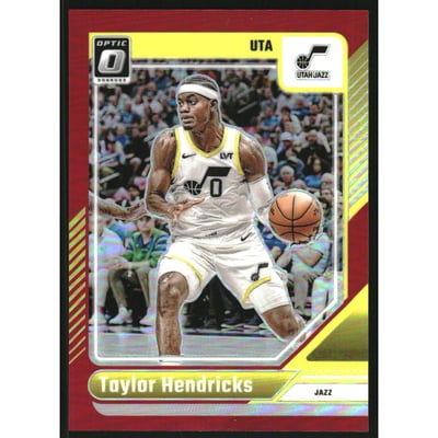 2024-25 Donruss Optic Red #203 Taylor Hendricks