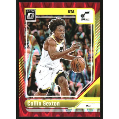 2024-25 Donruss Optic Red Seismic #151 Collin Sexton
