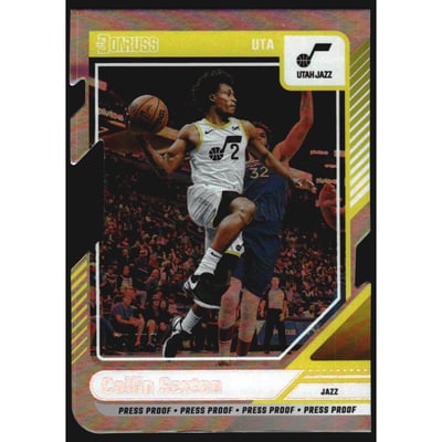 2024-25 Donruss Press Proof Silver Die-Cut #55 Collin Sexton