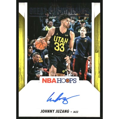 2024-25 Hoops Great SIGnificance #4 Johnny Juzang