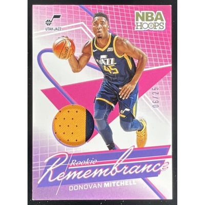 2024-25 Panini Hoops Rookie Remembrance Prime #RR-DMJ Donovan Mitchell /25