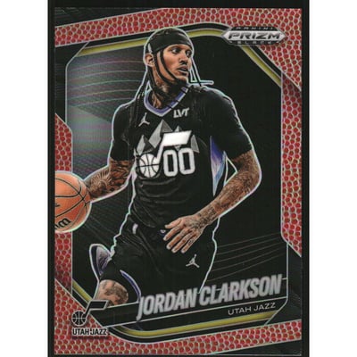 2024-25 Panini Prizm Black Prizms Basketball #19 Jordan Clarkson