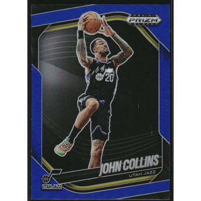 2024-25 Panini Prizm Black Prizms Blue #44 John Collins