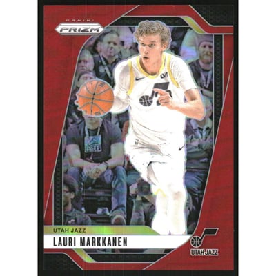 2024-25 Panini Prizm Prizms Red #186 Lauri Markkanen