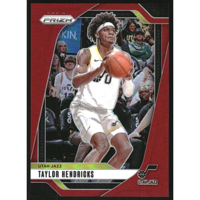 2024-25 Panini Prizm Prizms Red #32 Taylor Hendricks