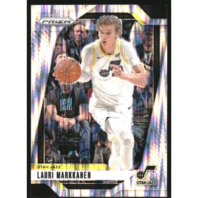 2024-25 Panini Prizm Prizms Skewed #186 Lauri Markkanen