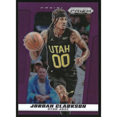 2024-25 Prizm Deca Prizms Purple #6 Jordan Clarkson