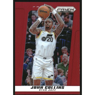 2024-25 Prizm Deca Prizms Red #162 John Collins