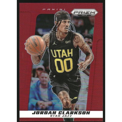 2024-25 Prizm Deca Prizms Red #6 Jordan Clarkson