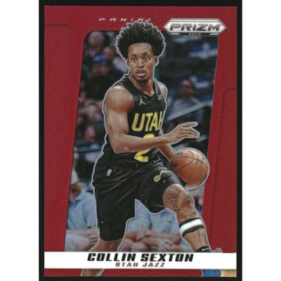 2024-25 Prizm Deca Prizms Red #77 Collin Sexton