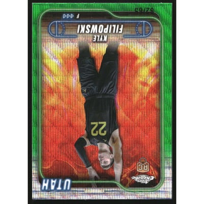 2024-25 Topps Chrome Green Wave Refractors #127 Kyle Filipowski