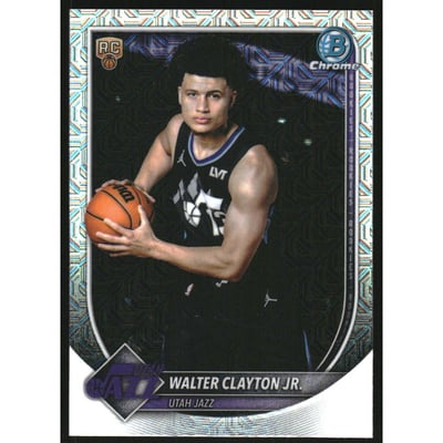 2025-26 Bowman Chrome Mojo Refractors #BCV18 Walter Clayton Jr.