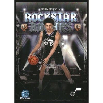 2025-26 Bowman Chrome Rockstar Rookies Refractors #RR18 Walter Clayton Jr.