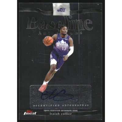 2025-26 Finest Baseline Autographs #BAIC Isaiah Collier