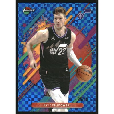 2025-26 Finest Blue X-Fractors #272 Kyle Filipowski R