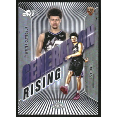 2025-26 Topps Chrome Generation Rising Refractors #GR18 Walter Clayton Jr.